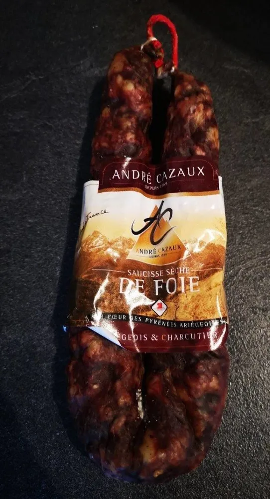 Saucisse sèche de foie