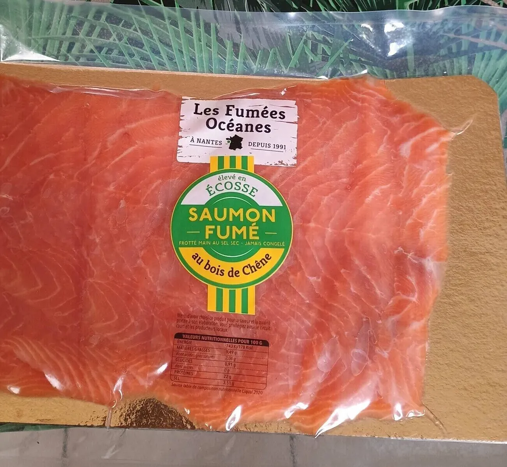 Saumon fumé écossais au bois de chêne