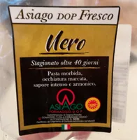 Asiago dop fresco nero