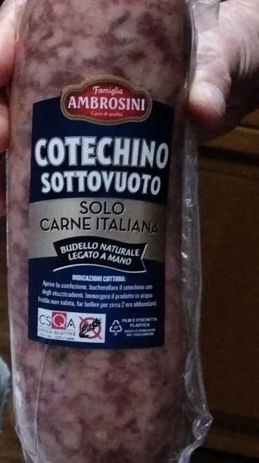 Cotechino sottovuoto
