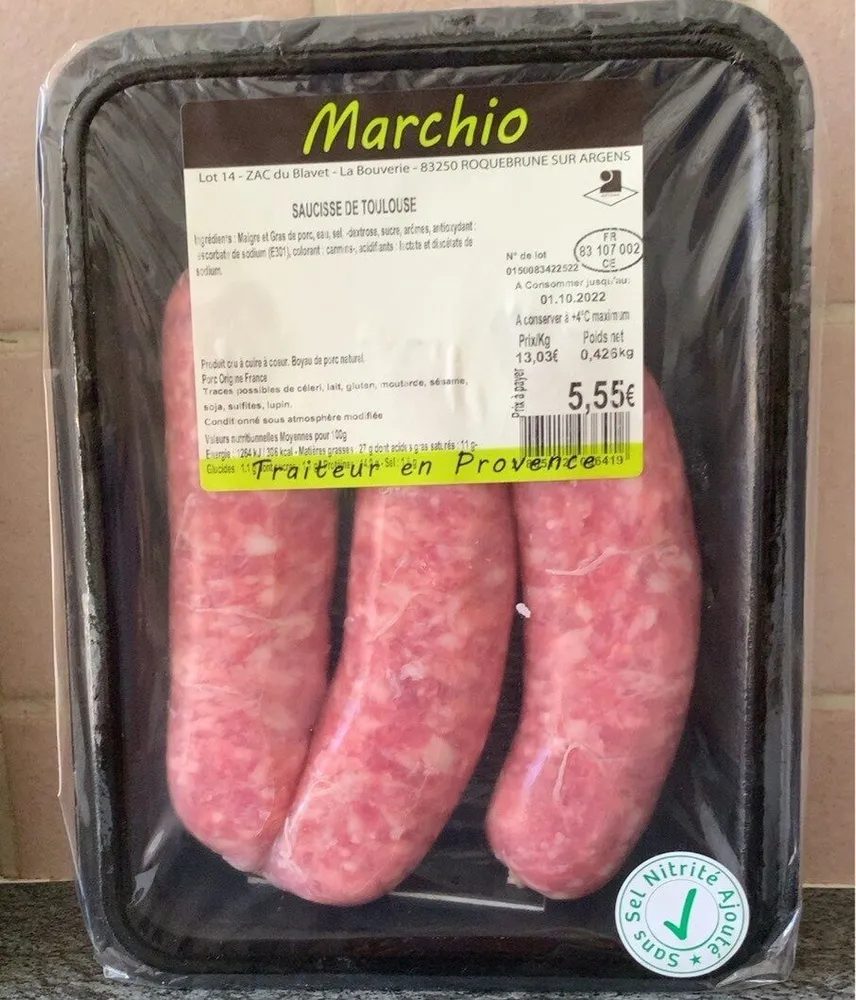 Saucisse Toulouse