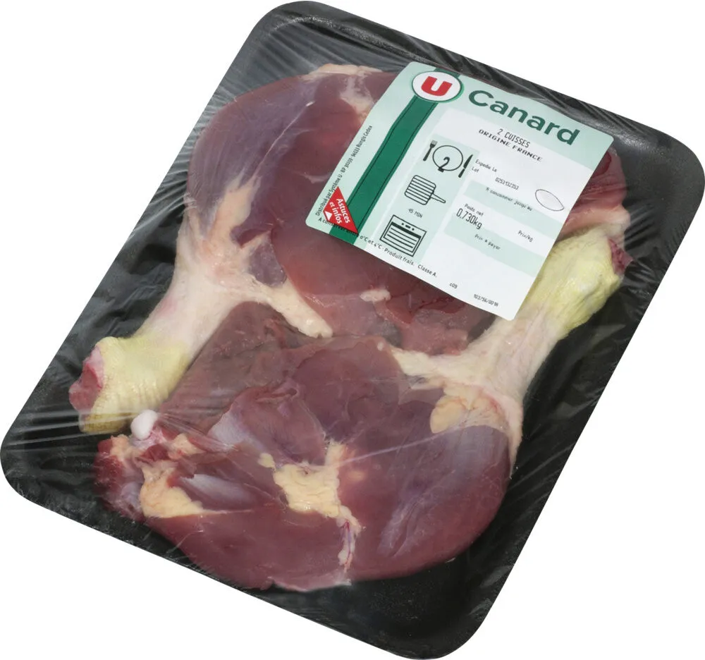Cuisse de canard, BLEU BLANC COEUR, 2 pièces