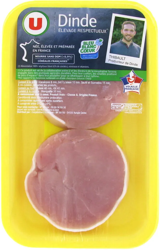 Filet de dinde façon tournedos, France, 2 pièces