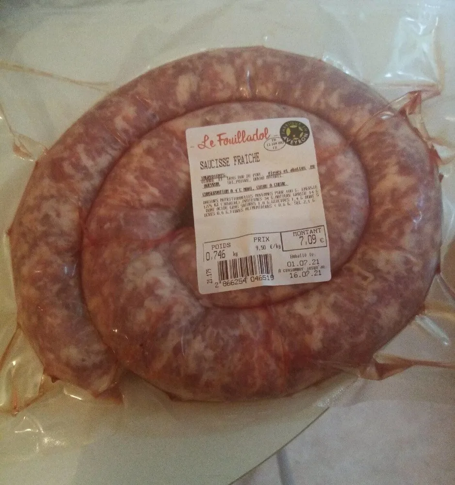 Saucisse fraiche