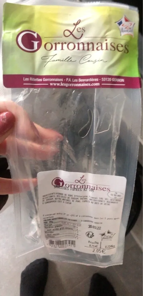 saucisses fumées