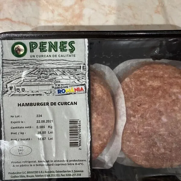 Hamburger de curcan