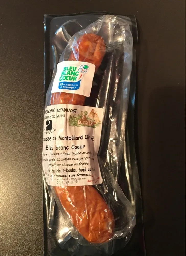 Saucisse de Montbéliard IGP X2