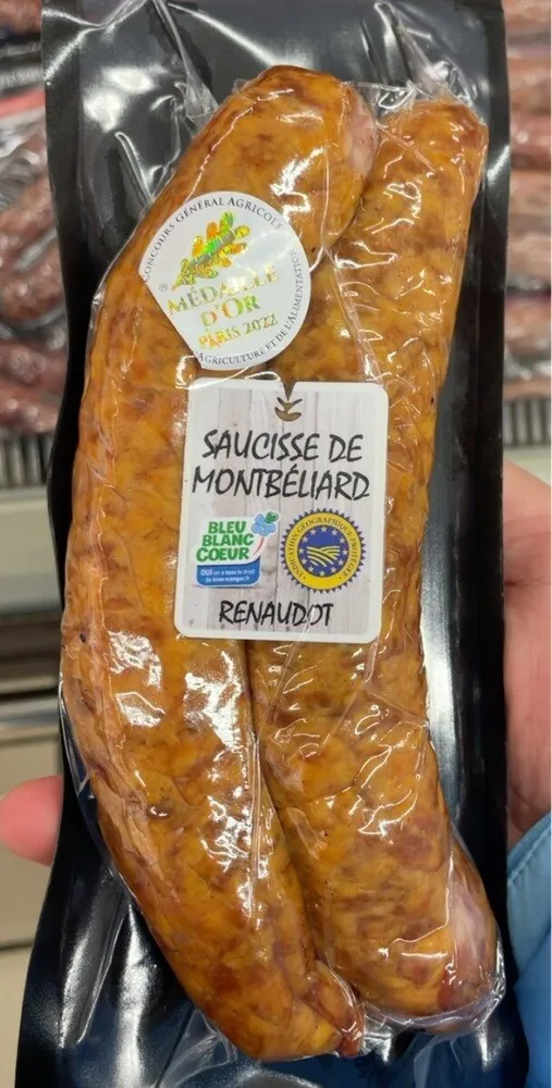 Saucisse de montbeliard