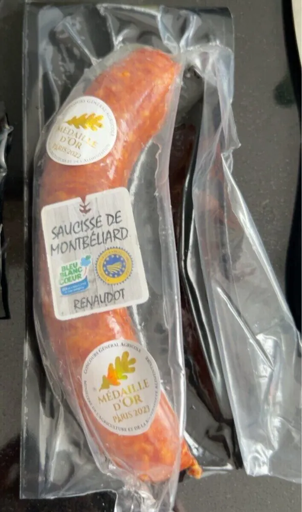Saucisse de montbeliard
