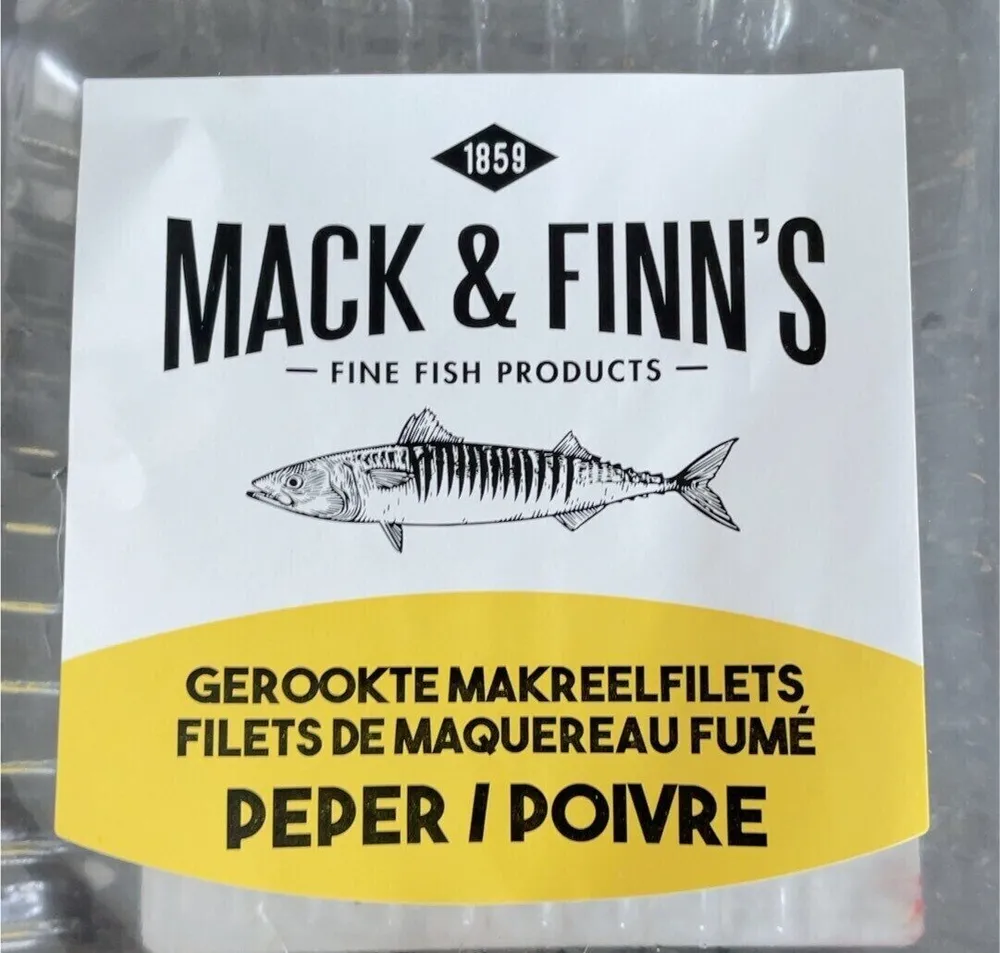 Filet de maquereau fumé au poivre