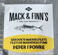 Filet de maquereau fumé au poivre