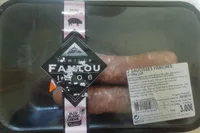 2 saucisses de porc