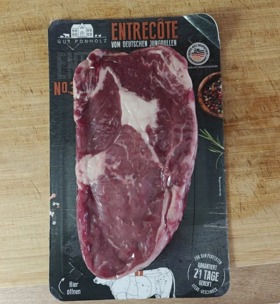 Entrecôte vom deutschen Jungbullen