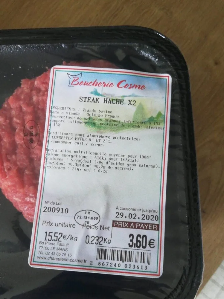 Steak haché