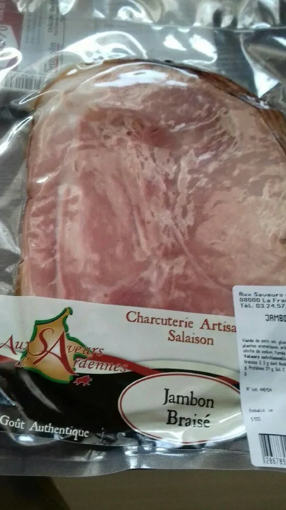 Jambon braisé en tr
