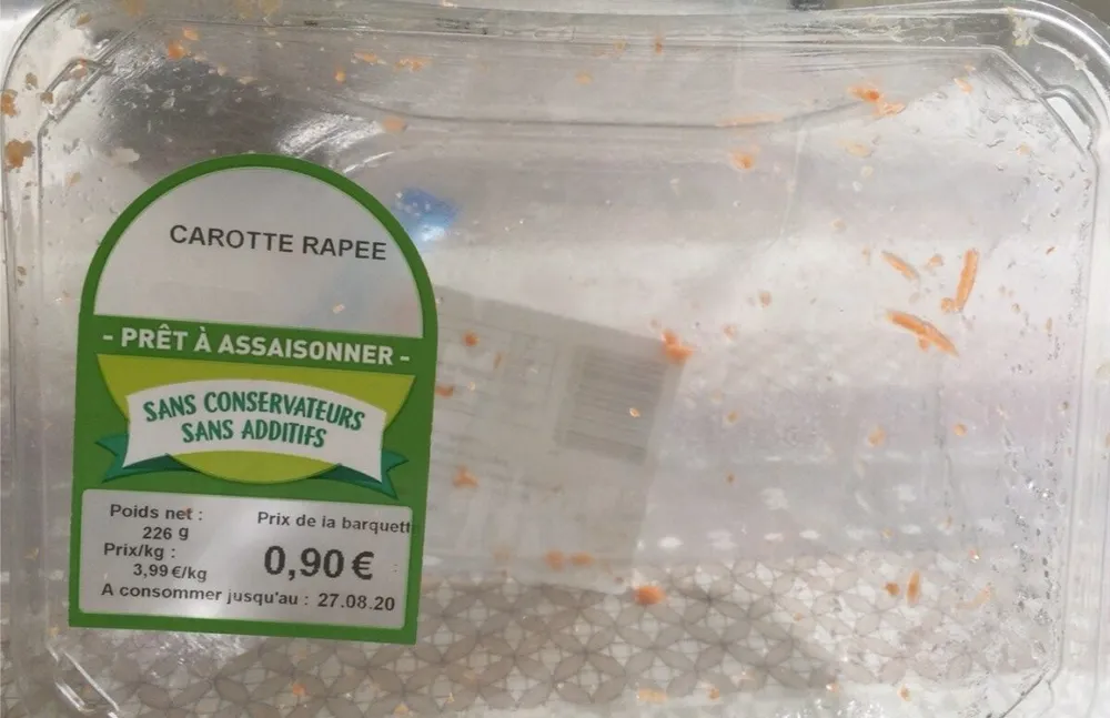 Carottes rapées (à assaisonner)