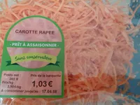 Carotte râpée