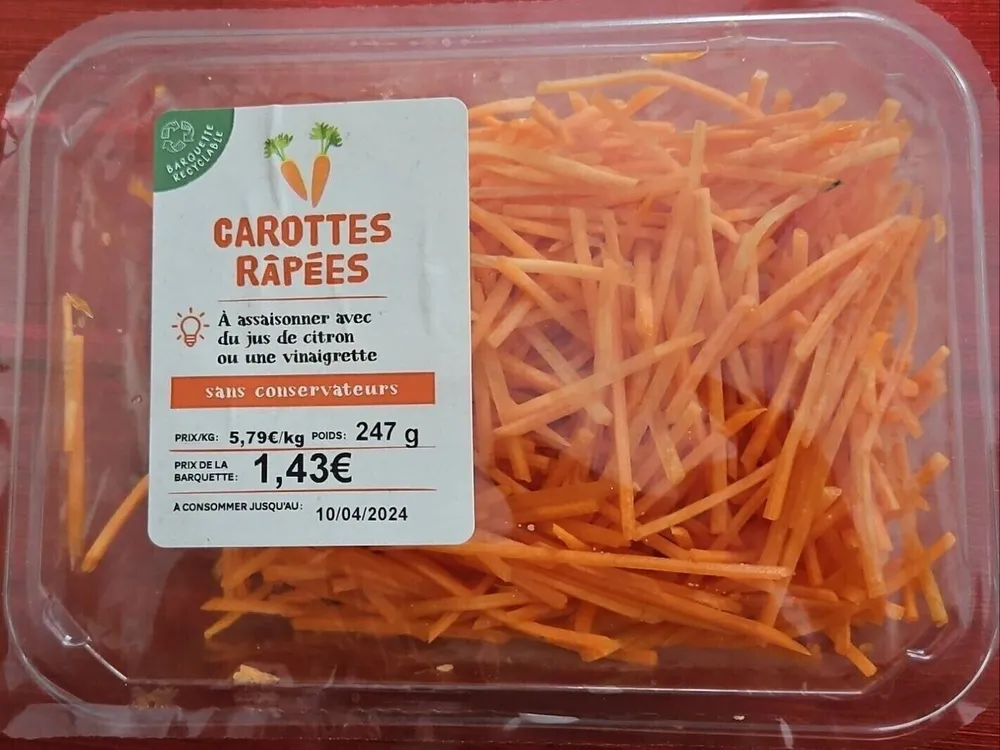 Carottes rapées