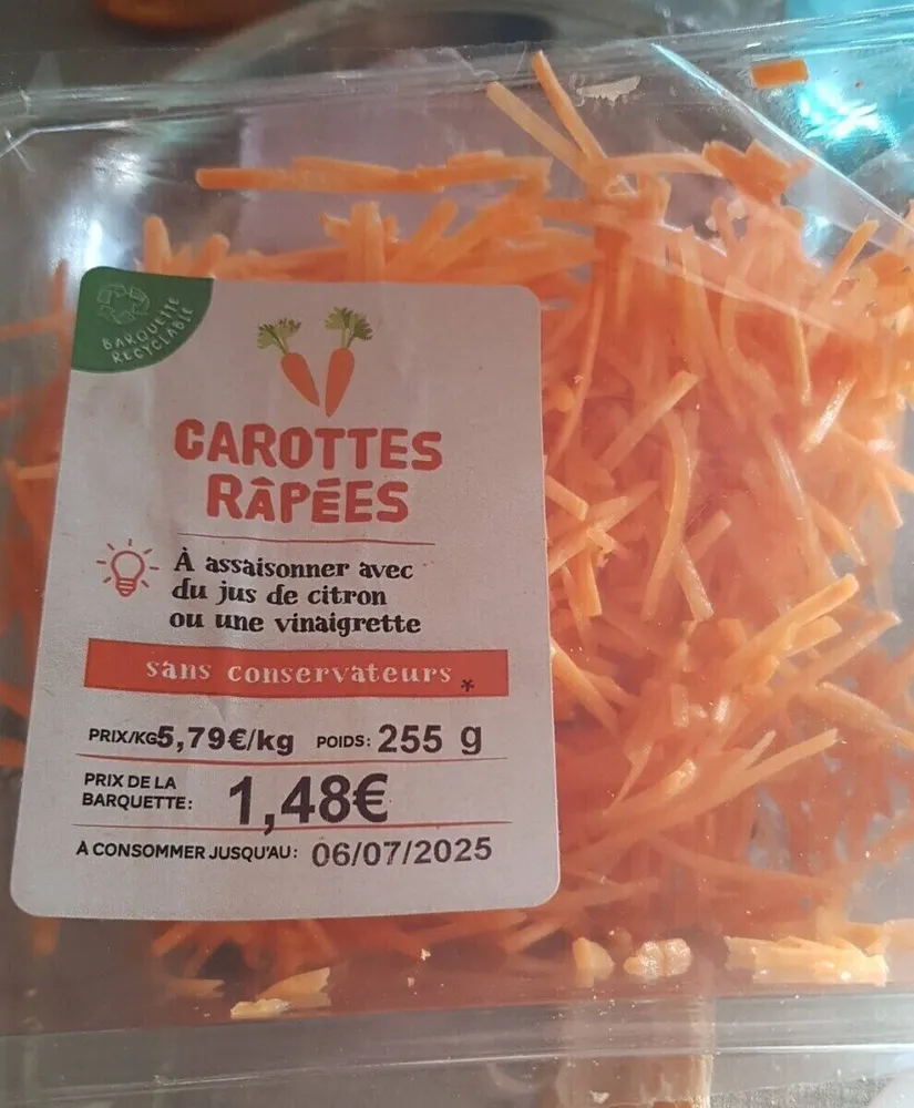 CAROTTES RÂPÉES