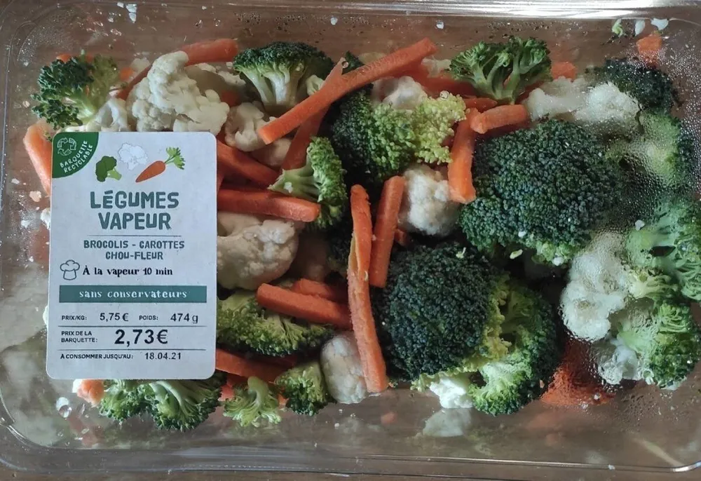 Légumes vapeur