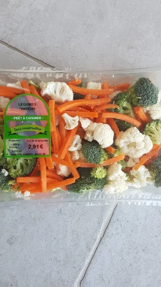 Légumes vapeur - Prêt à cuisiner