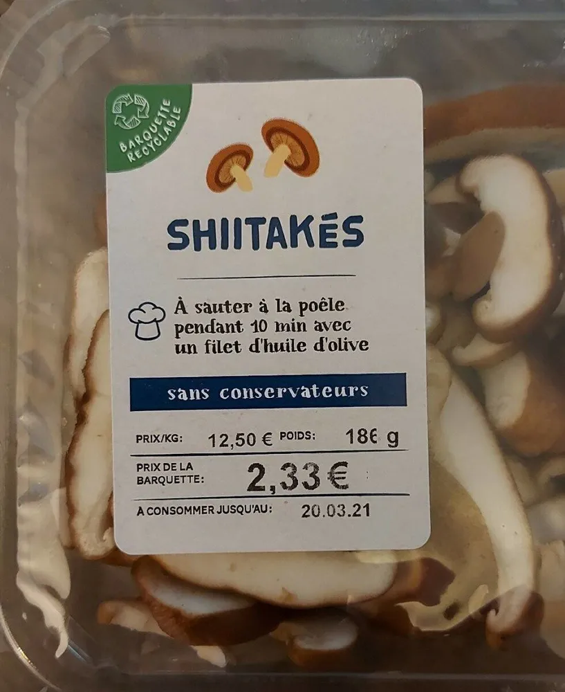 Champignons Shiitakés