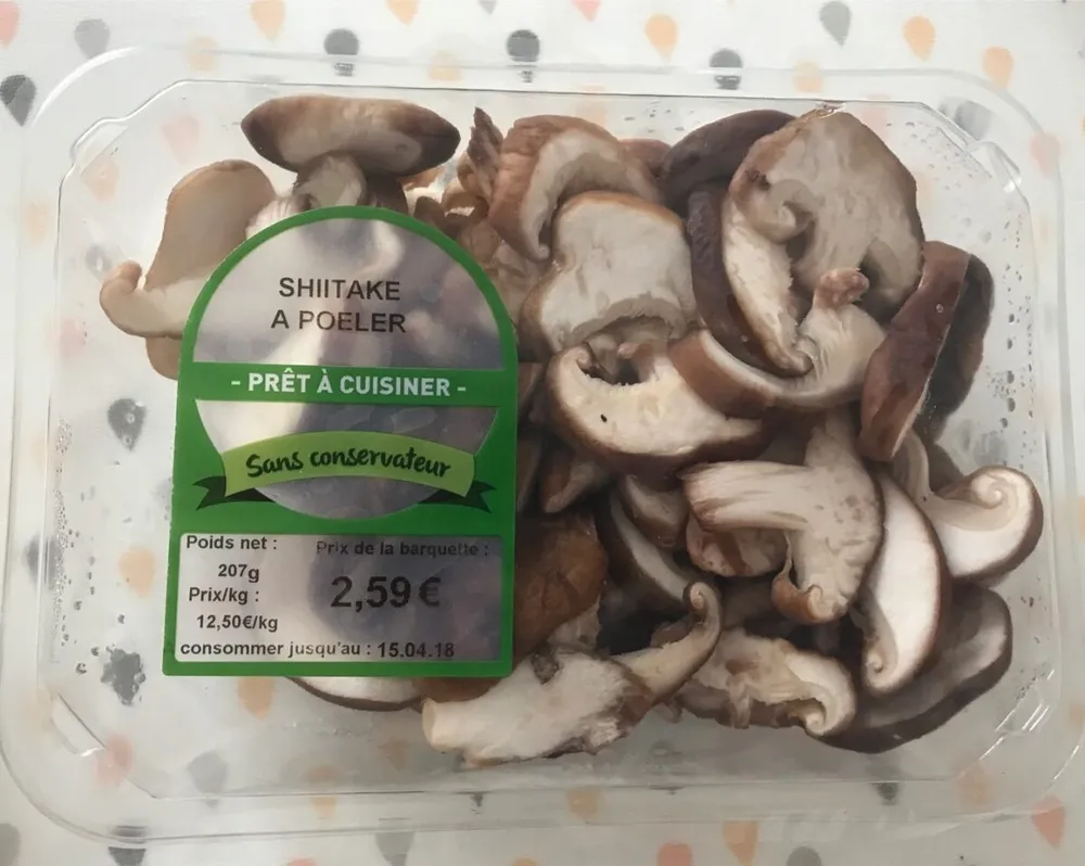 Shiitake a poeler