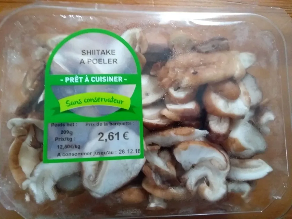 Shiitake à poêler