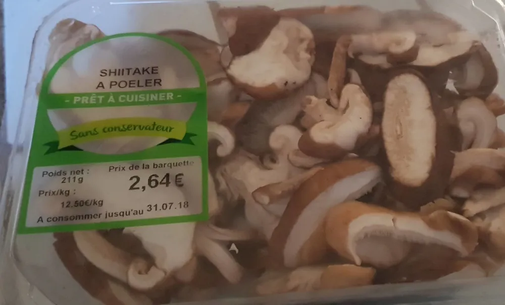 Shitake à poeler