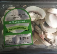 Champignons eminces