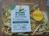 Julienne de légumes