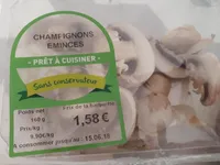 Champignons émincés