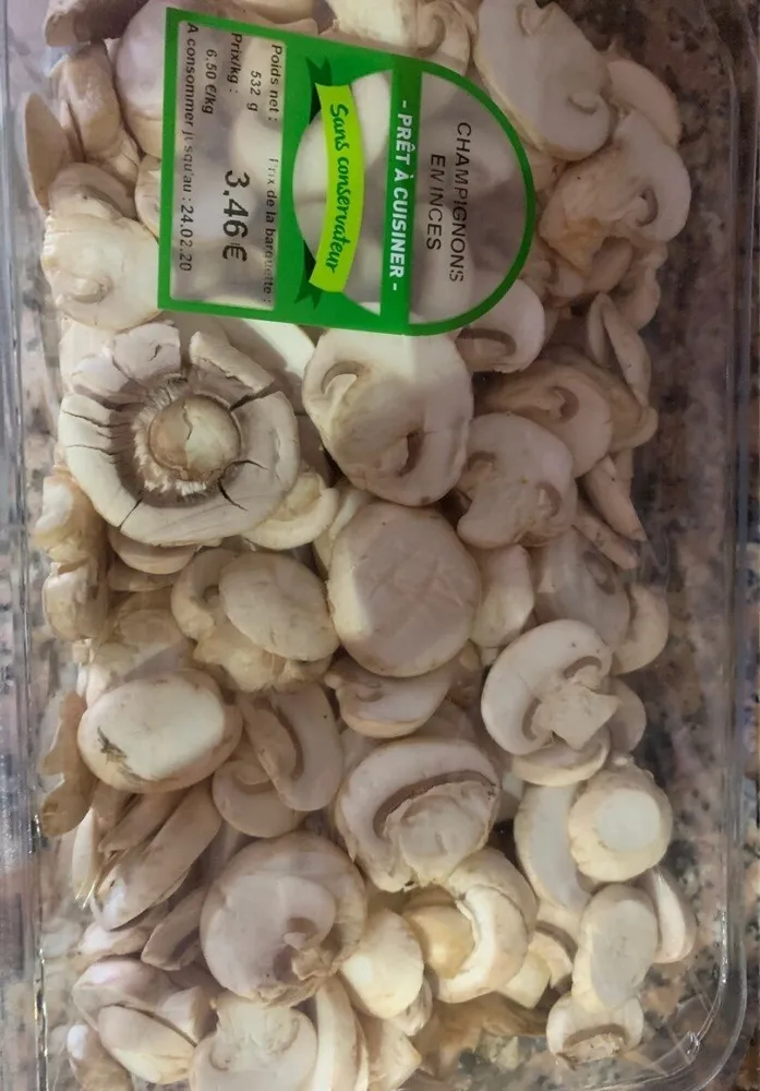 Champignons eminces