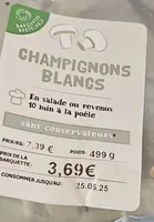 Champignons blancs