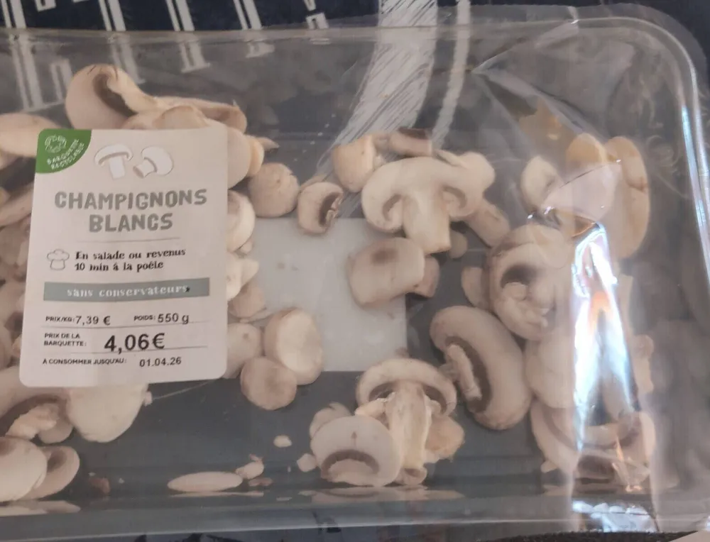 Champignons blancs