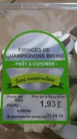 Émincés de champignons bruns