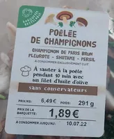 poelee de champignons