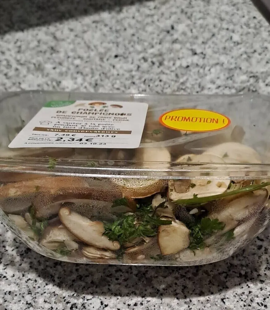 Poêlée de champignons