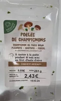 Poêlée de champignons