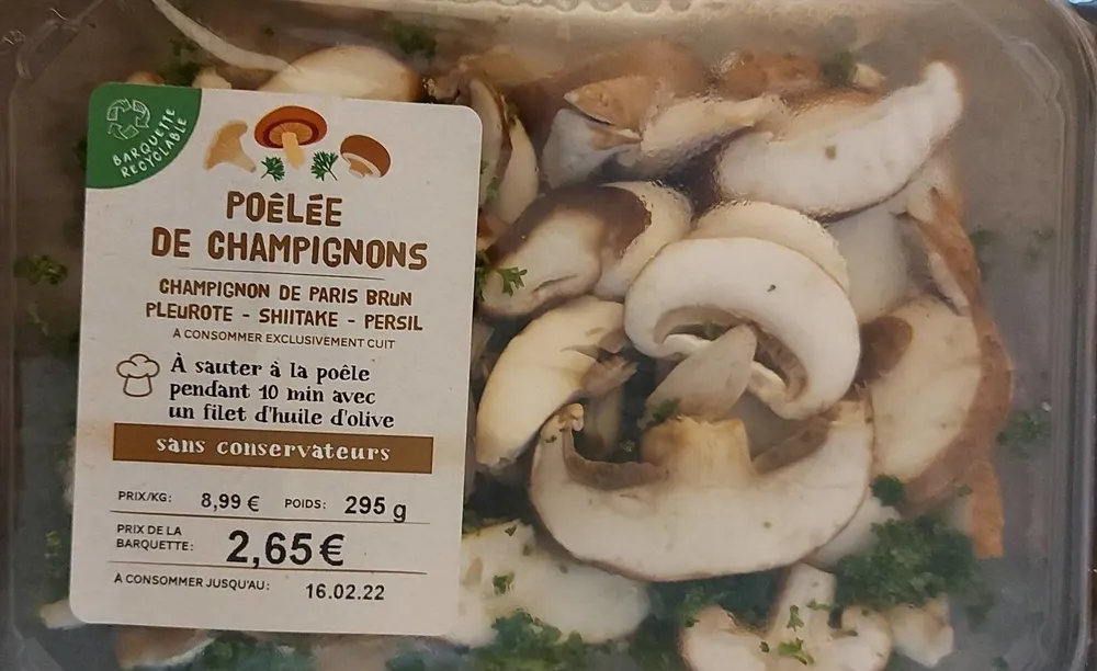 Poêlée de champignons