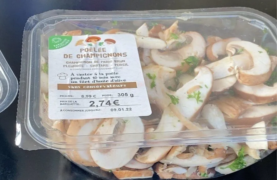 Poêlée de champignons