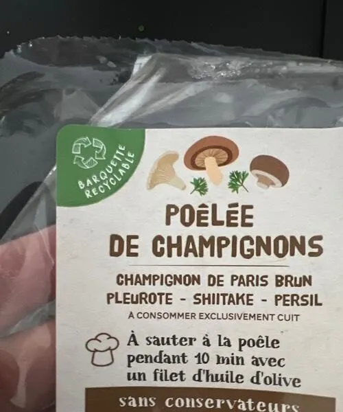 Poêlée de champignons