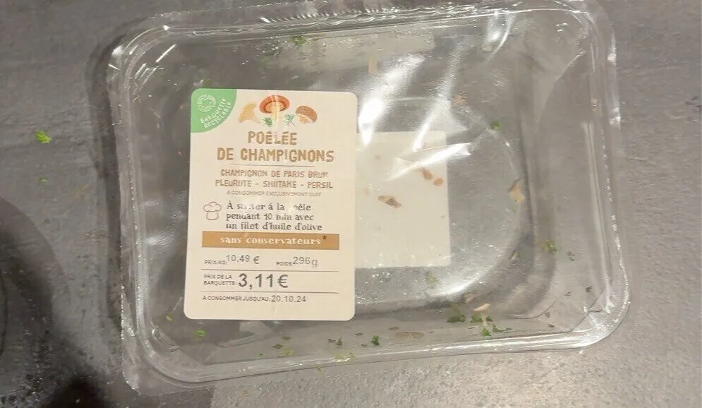 Poêlée de champignons