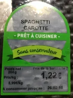 Spaghetti carotte