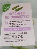 Spaghetti de courgettes