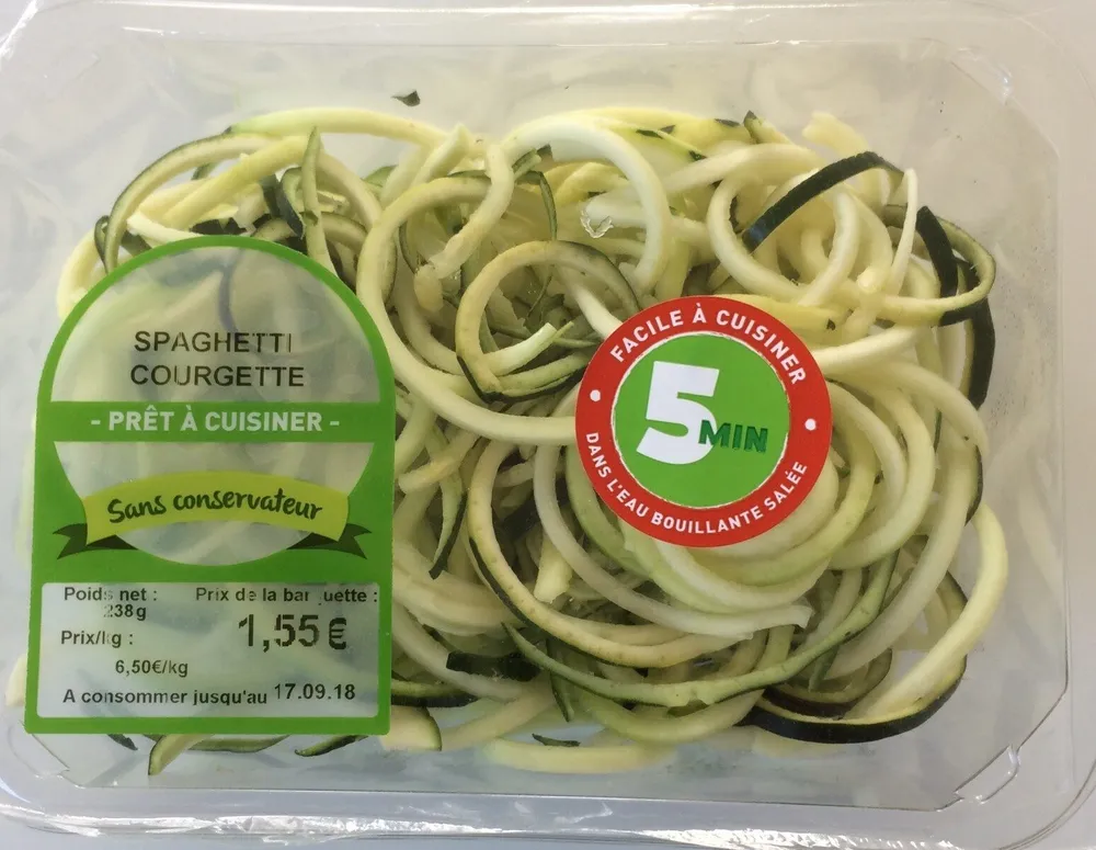 Spaghetti Courgette