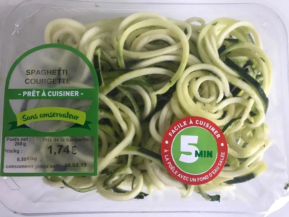 Spaghettis courgette