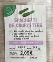 Spaghetti de Courgettes