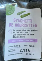 Spaghetti de courgettes