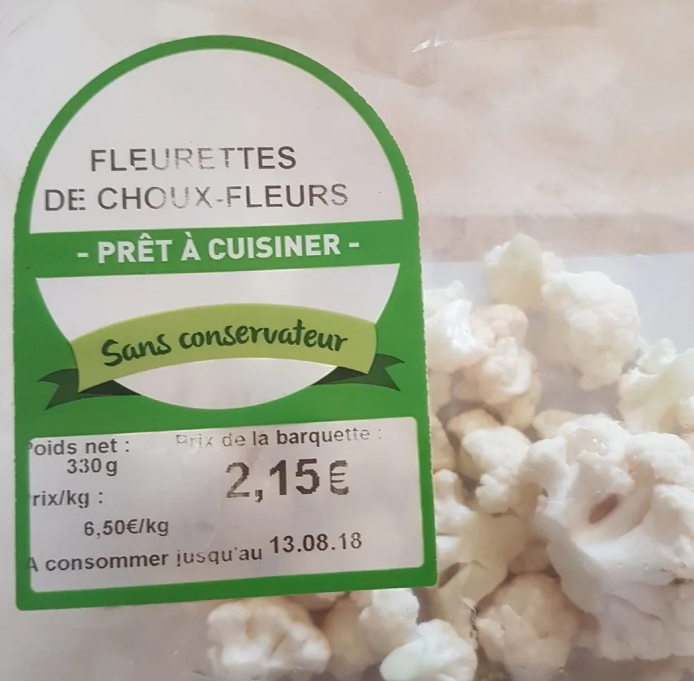 Fleurette de choux fleur